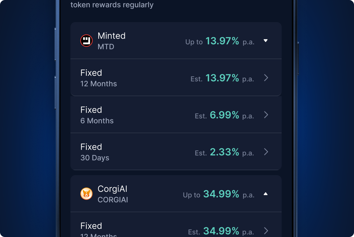 DeFi Staking Process