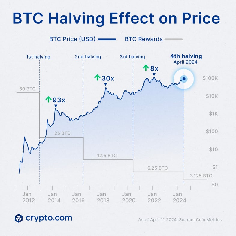 bitcoin's halving effect on price