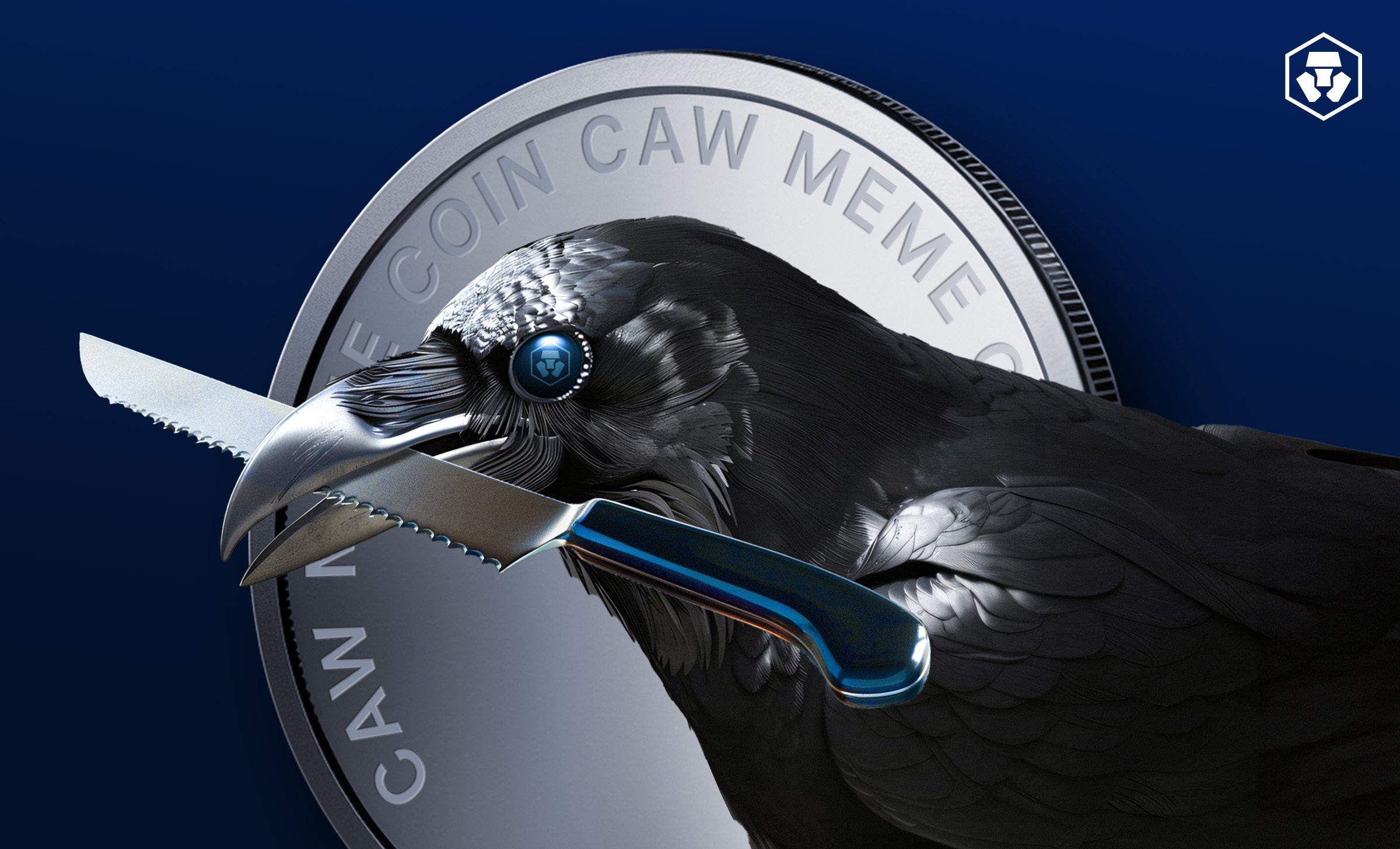 O que é a meme coin do corvo com faca (CAW) e como comprá-la